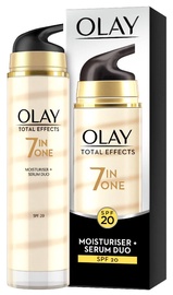 Veido serumas Olay Total Effects 7in1 Moisturiser + Serum Duo SPF20, 40 ml