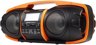 Magnetola AudioSonic RD-1548, 10 W, melna/oranža