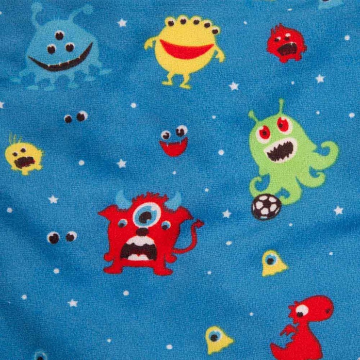 Miegmaišis Gruezi Bag Monster Kids Grow, mėlynas, dešininis, 140 - 180 cm