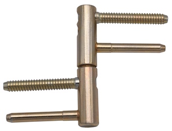 Eņģes durvīm TKZ Polna 96 265 510, 14 mm x 83 mm, dzeltena
