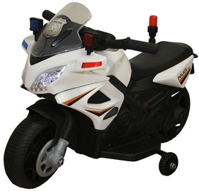 Rotaļlietu bezvadu motocikls Netcentret Police Motorcycle, balta/melna