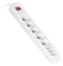 Pinge stabilisaator (Surge Protector) ActiveJet Surge Protector 8-Outlet 5m Grey