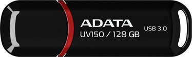 USB zibatmiņa Adata UV150, melna/sarkana, 128 GB