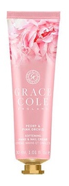 Rankų kremas Grace Cole Hand & Nail Peony & Pink Orchid, 30 ml