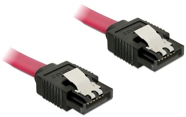 Juhe Delock SATA 7-pin male, SATA 7-pin male, 0.5 m, punane