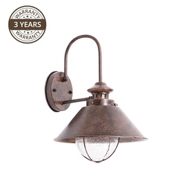 Lampa Domoletti EL-199 EL-199DN, 60W, E27, IP23, brūna/vara/melna
