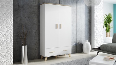 Cama Meble Lotta Wardrobe White/Sonoma Oak