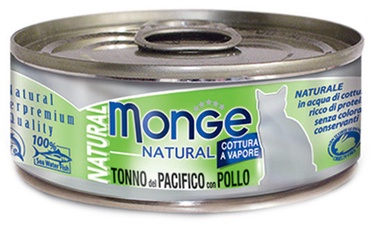 Monge Natural Yellowfin Tuna With Chicken 80g