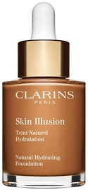 Tonālais krēms Clarins Skin Illusion Natural Hydrating Foundation SFP15 Hazelnut, 30 ml