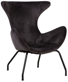 Fotelis Home4you Penelope Dark Grey, 78x77x96 cm