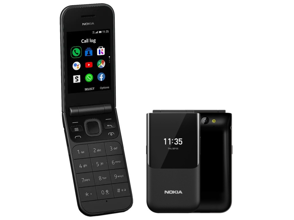 Мобильный телефон Nokia 2720 Flip, черный, 512MB/4GB - 1a.lt