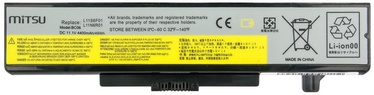 Klēpjdatoru akumulators Mitsu Battery For Lenovo IdeaPad Y480 4400mAh
