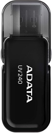 USB atmintinė ADATA UV240 Black, USB 2.0, 16 GB