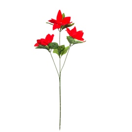 Искусственный цветок пуансеттия Koopman, красный, 660 мм