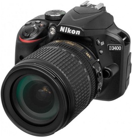 Peegelkaamera Nikon D3400 18-105mm VR Kit