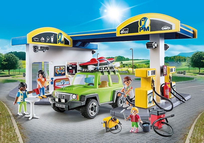 Конструктор Playmobil City Life Gas Station 70201 70201, пластик