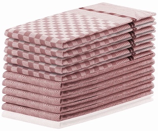 Кухонное полотенце DecoKing Louie, розовый, 70 см x 50 см, 10 шт.