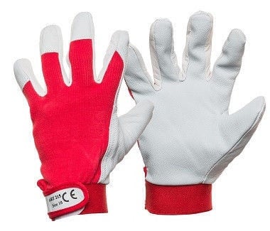 Рабочие перчатки DD Smooth Pigskin Gloves With Clip 8