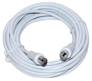 Vakoss Coaxial Cable RF / RF White 5 m