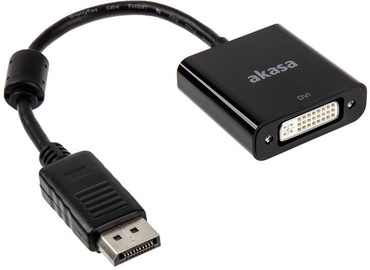 Akasa DisplayPort to DVI Adapter Black