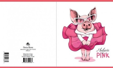 Jānis Roze Notebook JR9 48 Pages Piggy