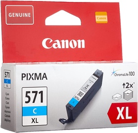Кассета для принтера Canon CLI-571C XL Cyan, синий, 11 мл