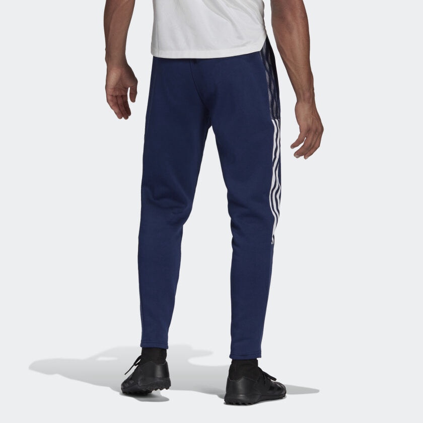 blue striped adidas pants
