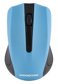 Kompiuterio pelė Modecom MC-WM9 Black/Blue, bevielė, optinė