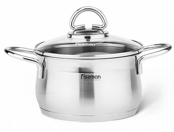 Fissman Monica Stockpot With Glass Lid D24cm 6.1l