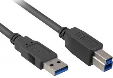 Sharkoon USB A To USB B Cable 2m Black