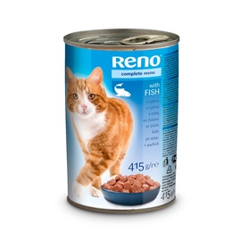 Konservuotas ėdalas katėms Reno, su žuvimi, 415 g