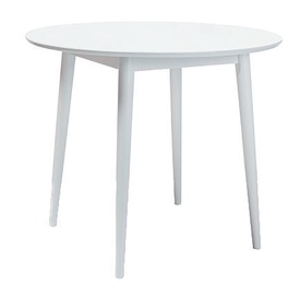 Обеденный стол Signal Meble Scandinavian Larson, белый, 900 мм x 900 мм x 750 мм