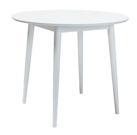 Söögilaud Scandinavian Larson, valge, 900 mm x 900 mm x 750 mm