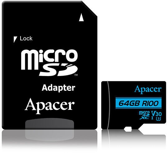 Atmiņas karte Apacer microSDXC, 64 GB