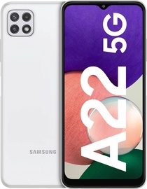 Mobilais telefons Samsung Galaxy A22 5G, balta, 4GB/128GB