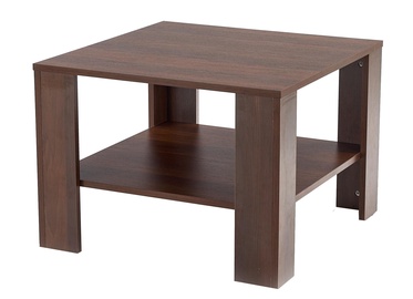 Kafijas galdiņš Halmar Kwadro Dark Walnut, 700x700x530 mm