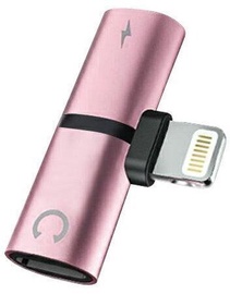 Mocco Lightning Adapter to 2 x Type-C OTG Rose Gold