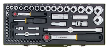 Комплект Proxxon Socket Set 23040 1/2 1/4 55pcs