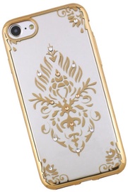 Beeyo Glamour Series Floral Back Case For Samsung Galaxy J5 J530 Transparent/Gold