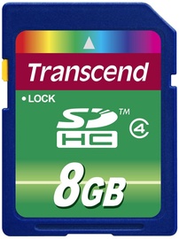 Atmiņas karte Transcend, 8 GB
