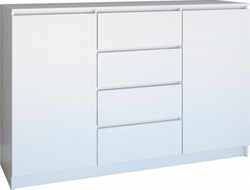 Top E Shop Roma 140 Chest of 2 Doors 4 Drawers White