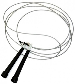 Lecamaukla Legend Fitness Rope, 3000 mm, melna/nerūsējošā tērauda