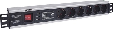 Intellinet Power Strip Rack 19'' 1.5U 250V/16A 6xSchuko 3m