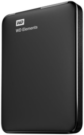 Kietasis diskas Western Digital WD Elements, HDD, 1.5 TB, sidabro/juoda