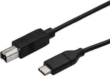 Kabelis StarTech USB-C to USB-B USB-C, USB 2.0 B male, juoda