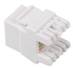 Модуль Lanberg Cat 6 UTP RJ45 - LSA 180°, белый