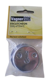 Durvju aizsargplāksnīte Vagner SDH 016, hroma