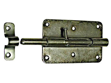Durvju aizbīdnis US-80 / 201, sudraba, 80 mm x 55 mm