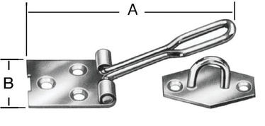 Durvju aizsargplāksnīte Vorman, 100 mm x 30 mm