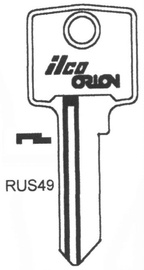 Raktų ruošinys SHI-1, 1 vnt
